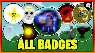 How to get ALL 35 BADGES in SLAP BATTLES 👏 || Roblox