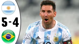 Argentina vs Brazil 5−4 - Extеndеd Hіghlіghts & All Gоals 2021 HD