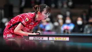 早田ひな Hina Hayata Tインタビュー 木下アビエル神奈川 VS 日本生命レッドエルフ ノジマTリーグ2022-2023プレーオフ女子ファイナル【卓球 Tリーグ公式】