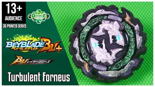 SHARK REVIVAL!? NEW Turbulent Forneus Over Universe-0  Beyblade Burst BU+ 3D Printed Bey (13+)