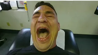 Diego Sanchez gets excruciating UFC therapy part 2  fix his tennis elbow