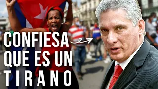 Díaz-Canel expone por qué Cuba es una tiranía