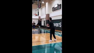 Devin Booker hit 45-straight 3’s in practice