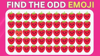 Find the ODD Emoji Out 🔍 Emoji Quiz |  Easy, Medium, Hard