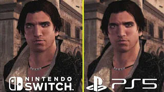 Assassin's Creed 2: The Ezio Collection Nintendo Switch vs PS5 (PS4) Graphics Comparison & FPS Test