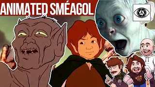 Rotoscoped Sméagol from The Lord of the Rings Animated Ralph Bakshi