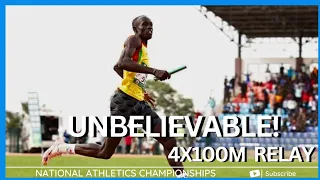 UNBELIEVABLE! SHOCK In 4x400M Relay Finals As HE DROPS And SAVES BATON!
