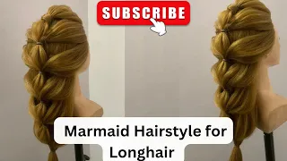 Marmaid Hairstyle For Longhair || Easy Marmaid Hairstyle || Hairstyle Tutorial