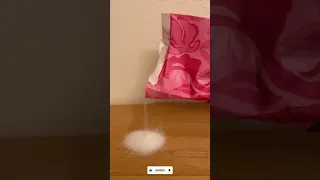Instant Snow Experiment with Salt and Sugar: Real or Fake 😂 #shorts