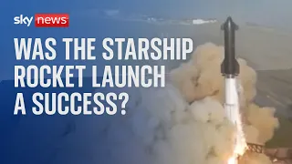 Was the Starship rocket launch a success?