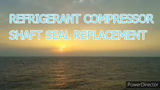 REFRIGERANT COMPRESSOR SHAFT SEAL REPLACEMENT