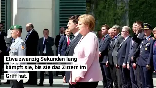 Ex-Kanzlerin Merkel zitterte vor Wolodymyr Selenskyj