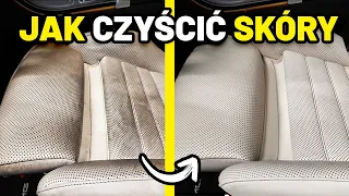 Jak SZYBKO Wyczyścić SKÓRZANĄ TAPICERKĘ? #detailing #czyszczenie