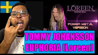 EUPHORIA (Loreen) - TOMMY JOHANSSON | Brasiliansk reaktion | SWEDISH REACTION