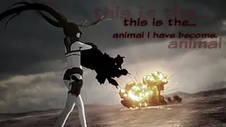 Black rock shooter dawn fall (AMV - Animal I have become)