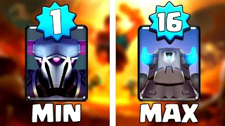 LVL 16 MINI PEKKA VS LVL 1 PEKKA