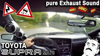 Toyota Supra Mk3 │ 7M-GTE │ POV Drive & pure Exhaust Sound