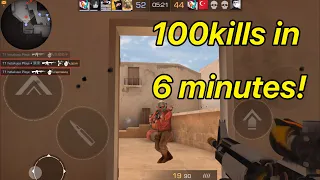 100kills in 6 minutes!【standoff2 TDM gameplay】