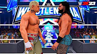 WWE 2K23: CODY RHODES VS. SETH "FREAKIN" ROLLINS | WRESTLEMANIA 38