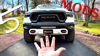 2019 RAM 5 MODS I CAN"T LIVE WITHOUT