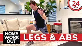 LEGS & ABS No Equipment Home Workout | Master Trainer Chris Tye-Walker