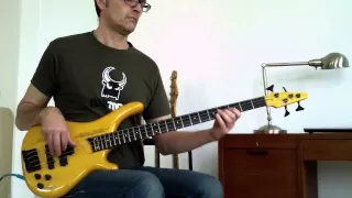 Piccolo bass jam in the dorian minor mode