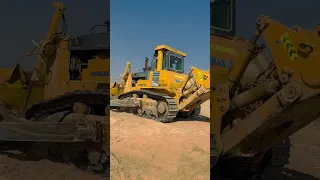 Komatsu bulldozer D275A in field #shorts