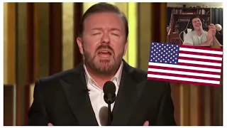 American Reacts Ricky Gervais Golden Globes