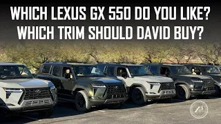 WHICH 2024 LEXUS GX 550 DO YOU LIKE? WHICH TRIM/COLOR SHOULD I BUY?