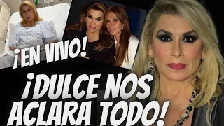 ¡EN VIVO! Dulce nos cuenta TODO sobre su salud y su BRONCA con Lucía Méndez