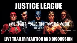 JUSTICE LEAGUE (2017) Sneak Peak Trailer Reaction Comic Con