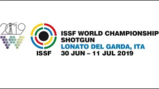 ISSF WCH Shotgun, Final Trap Men/Women Junior, Lonato, Italy, 03.07.19