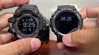 Casio G-Shock GBD-H1000 vs Amazfit T-Rex Pro