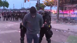 CNN reporter arrested: Omar Jiminez arrested on live TV covering George Floyd protests | ABC7