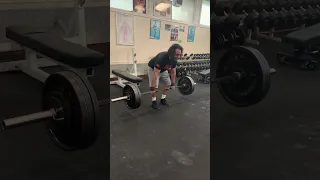 Deadlift 155kg at 70% 1x5 training for the European powerlifting championships