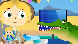 Dahlia The Crocodile Visits Doctor Poppy on Safari | Animals For Kids | Cartoon Animals