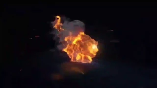 Lion reveal is a fire logo intro template