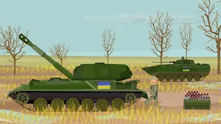 АНИМАЦИЯ О ВОЙНЕ НА УКРАИНЕ | БОИ ЗА ДОНБАСС | ANIMATION ABOUT THE WAR IN UKRAINE # 28