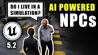 Telling NPCs they Live in a Simulation - Unreal Engine 5 AI NPCs