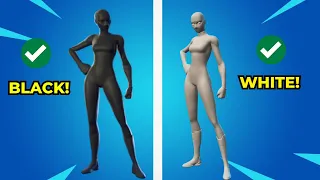 How To Get The Old All White And Black Superhero Skin In Fortnite (Chapter 5 Season 2)