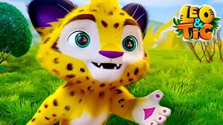 Leo and Tig - All Episodes compilation (1-3) - Funny Family Good Animated Cartoon for Kids