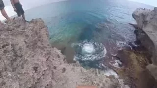 Agua Cove Cliff Jumping(Beware!!!)