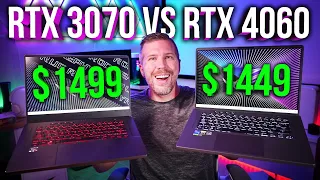 RTX 3070 vs RTX 4060! 10+ Game Benchmarks! Zephyrus G15 vs Zephyrus G16!