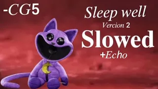 -CG5 / Sleep well (𝑽𝒆𝒓𝒄𝒊𝒐𝒏 2) Slowed + echo