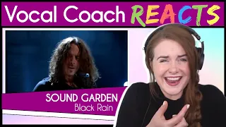 Vocal Coach reaction to Soundgarden (Chris Cornell) Black Rain Live