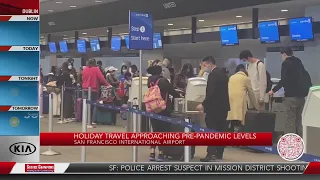 Holiday travel approaching pre-pandemic levels