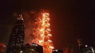 Dubai Burj Khalifa New Year Fireworks 2020