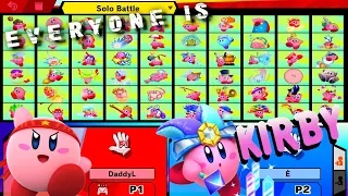 What if Every Character Was A Different Kirby Copy Ability in Smash Ultimate?! Who Would Win?!