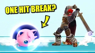 Super Smash Bros. Ultimate - Who Can Break a Shield in One Hit?