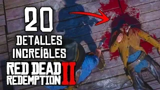 20 DETALLES INCREÍBLES de RED DEAD REDEMPTION 2 - Parte 1